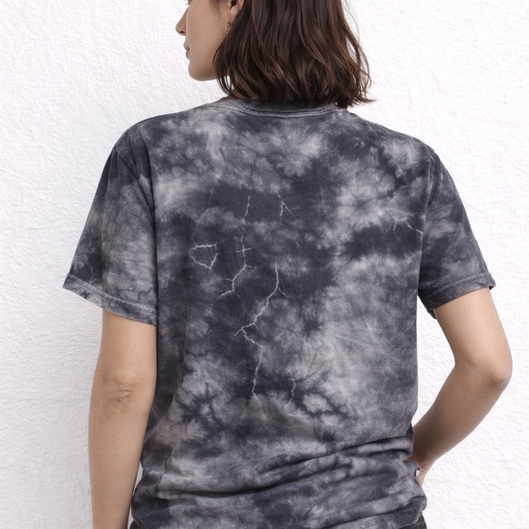 NIRVANA Black and Blue Tie-Dye Tee with Blue Graphic size small - Picture 4 of 7